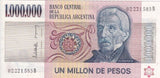 Argentina 1000000 Pesos ND 1981-1983 P 310 UNC