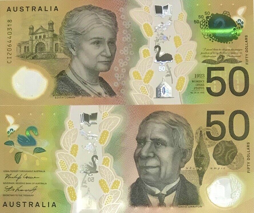 Australia 50 Dollars 2020 Polymer P 65 NEW Sing Philip Lowe & Kennedy UNC