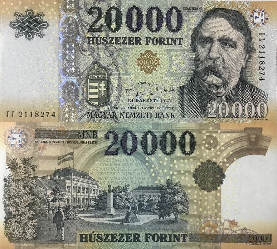 Hungary 20000 Forint 2022 P 207 UNC