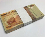 Uganda 1000 Shillings 2017 P 49 e UNC LOT 100 PCS 1 BUNDLE