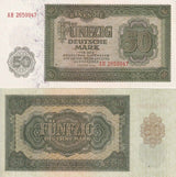 GERMANY Democratic 50 Deutsche MARK 1948 P 14 UNC