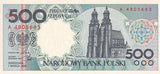 Poland 500 Zlotych 1990 P 172 b UNC