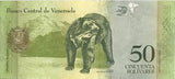 Venezuela 50 Bolivares 2009 P 92 d UNC