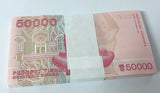 CROATIA 50000 DINARS 1993 P 26 UNC LOT 50 PCS 1/2 BUNDLE