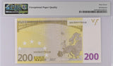 Euro 200 Euro 2002 P 6 x Superb Gem UNC PMG 67 EPQ