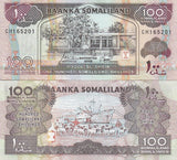 Somaliland 100 Shillings 2002 P 5 d UNC LOT 10 PCS