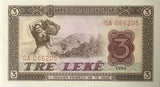 Albania 3 Leke 1964 P 34 UNC