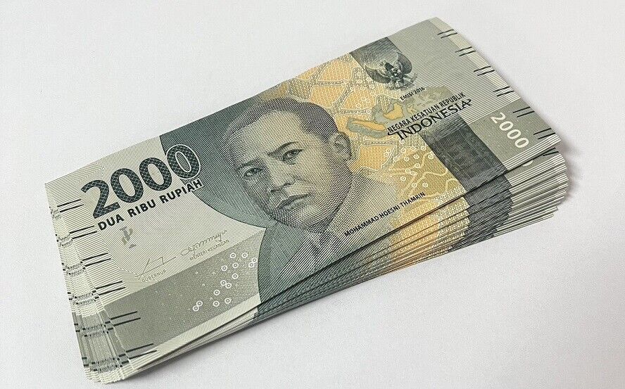 Indonesia 2000 Rupiah 2016/2017 P 155 UNC LOT 20 PCS