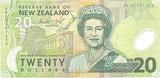 New Zealand 20 Dollars 2002 Polymer P 187 a UNC