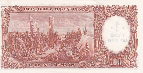 Argentina 1 Peso ND 1969-1971 P 282 AUnc