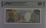 Rwanda 5000 Francs 1988 P 22 Superb Gem UNC PMG 69 EPQ Top Pop