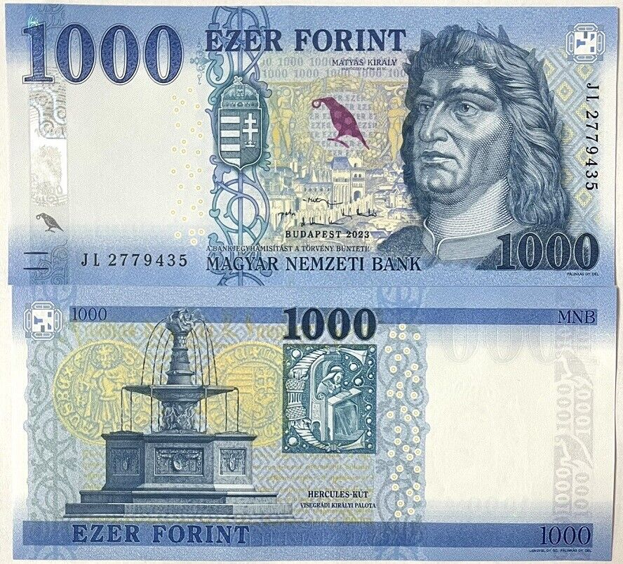 Hungary 1000 Forint 2023 P 203 UNC