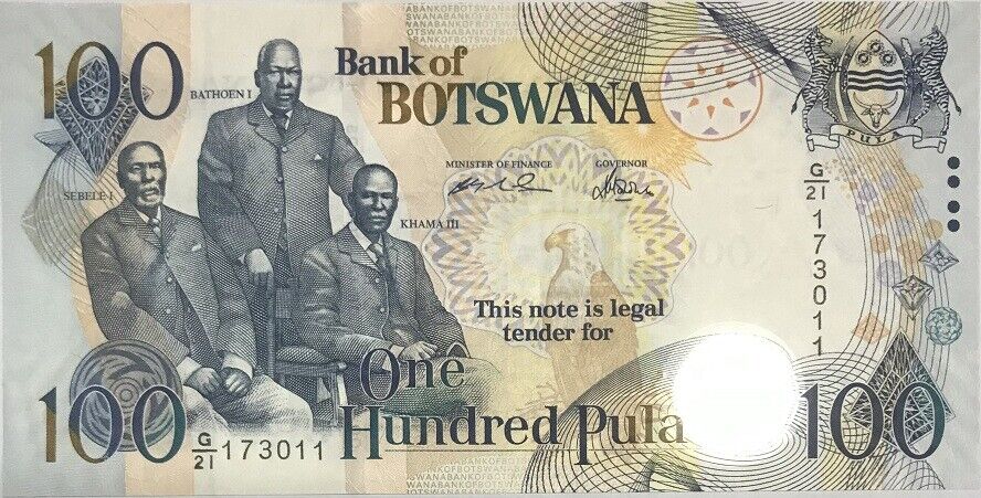 Botswana 100 Pula 2004 P 29 a UNC