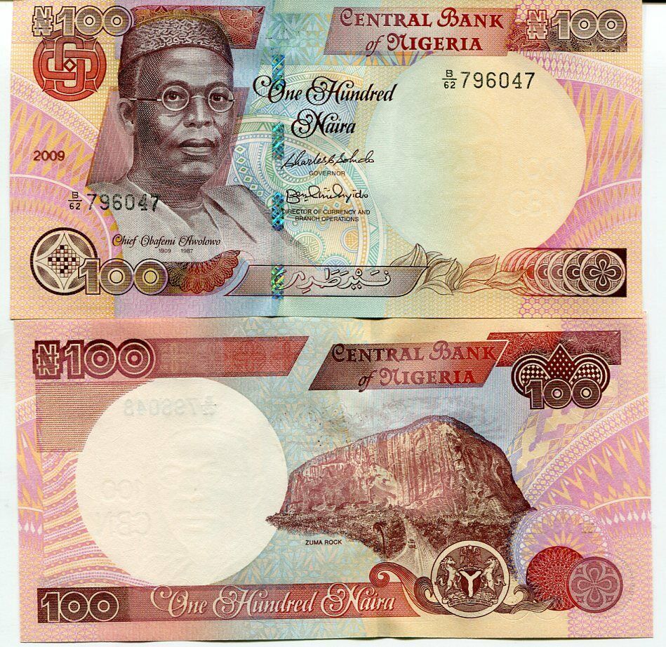NIGERIA 100 NAIRA 2009 P 28 UNC