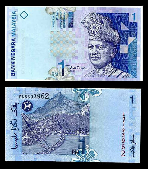 MALAYSIA 1 RINGGIT 2000 P 39 UNC