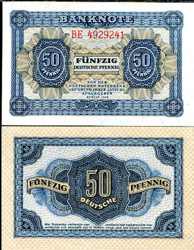 GERMANY 50 PFENNING 1948 P 8 b UNC