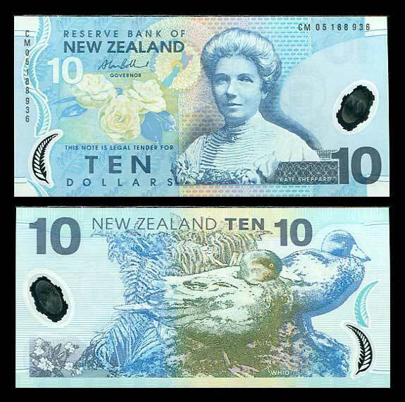 NEW ZEALAND 10 DOLLARS 1999 P 186 UNC
