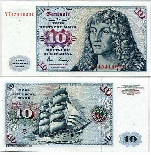 GERMANY 10 MARK 1980 YE PREFIX REPLACEMENT P 31 UNC