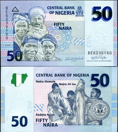 NIGERIA 50 NAIRA 2006 P 35 UNC