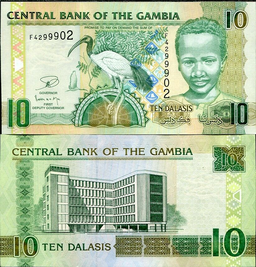 GAMBIA 10 DALASIS ND 2006 (2013) P 26 C UNC