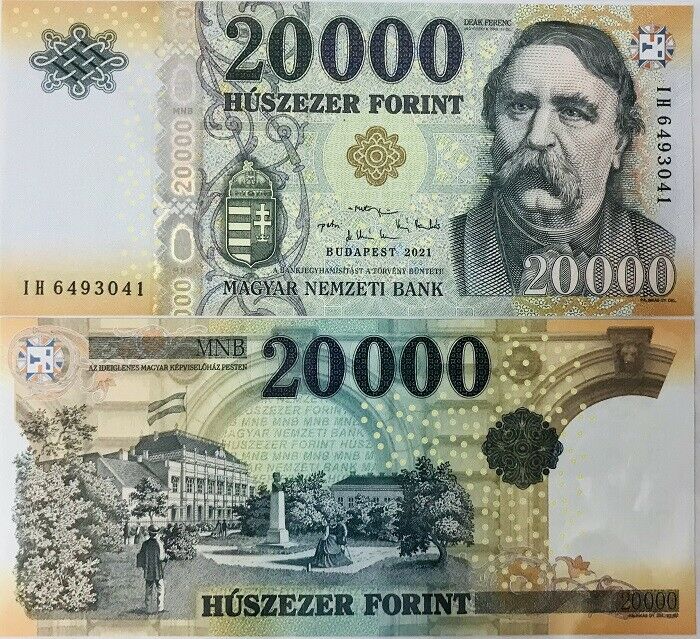 Hungary 20000 Forint 2021 P 207  UNC