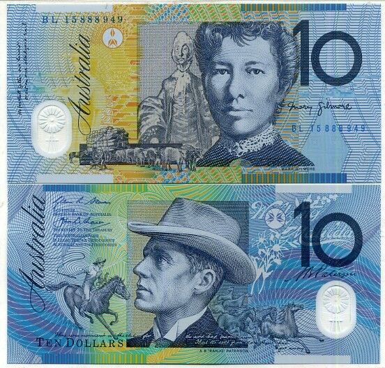 AUSTRALIA 10 DOLLARS 2015 P 58 POLYMER UNC