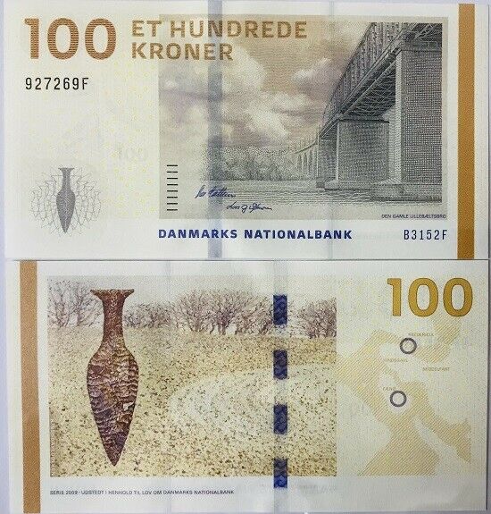 Denmark 100 KRONER 2015 Callesen & S P 66 d UNC
