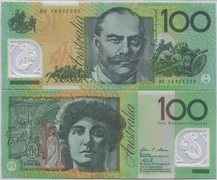 Australia 100 Dollars 2014 P 61 e UNC