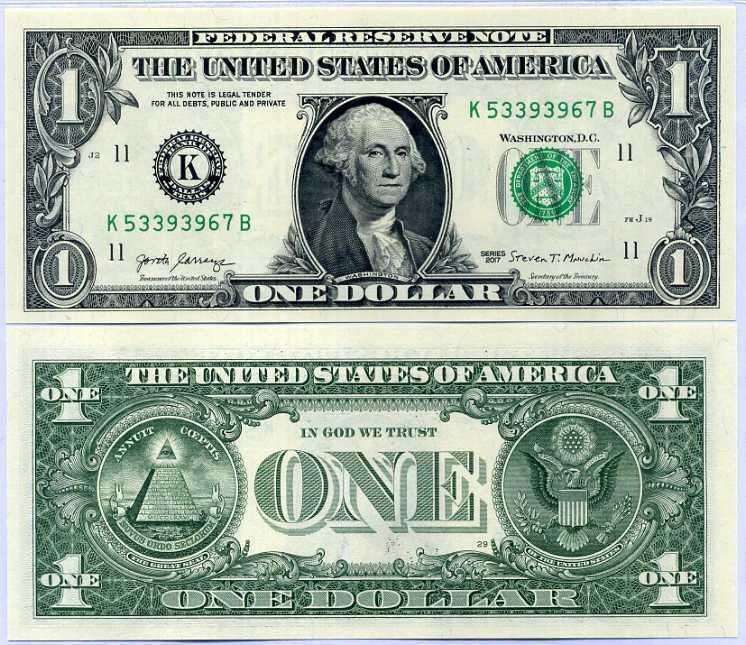 United States 1 Dollars USA 2017 P 544 K Dallas UNC