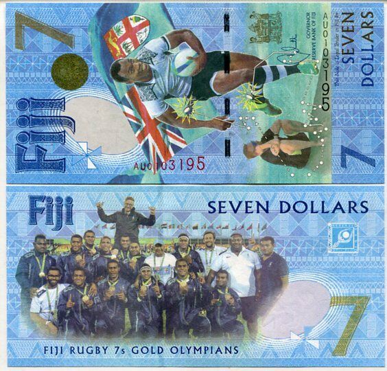 Fiji 7 Dollars 2016/2017 Comm. P 120 UNC