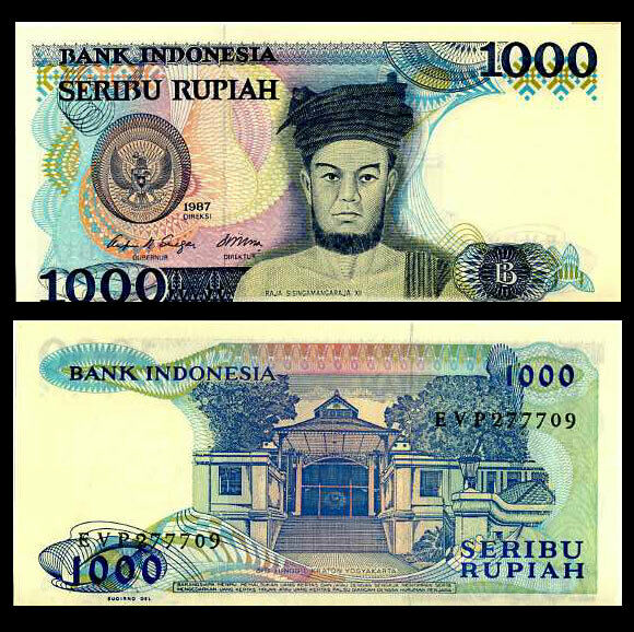 Indonesia 1000 Rupiah 1987 P 124 UNC