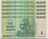 Zimbabwe 1 Billion Dollars 2008 P 83 UNC Lot 5 PCS
