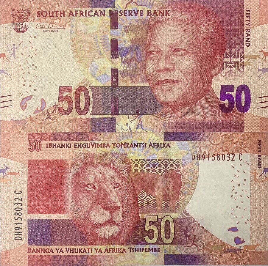 South Africa 50 Rands ND 2013/2016 Sign Gill P 140 a AUNC