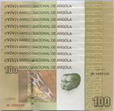 Angola 100 Kwanzas 2012 P 153 UNC Lot 10 PCS