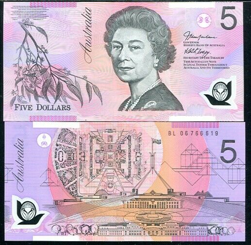 Australia 5 Dollars 2006 P 57 Polymer UNC