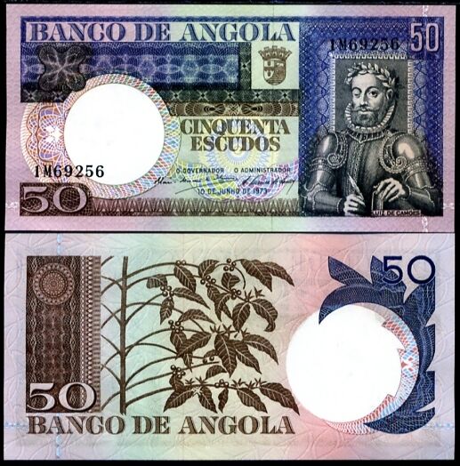 Angola 50 Escudos 1973 P 105 UNC