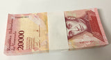 Venezuela 20000 Bolivares 2017 P 99 UNC LOT 100 PCS 1 Bundles